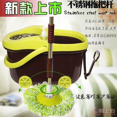 广州美耐2014新上市跑车款旋转钢篮好神拖把工厂现货批发